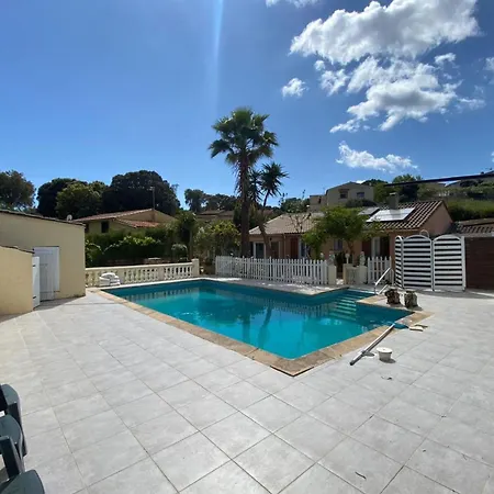 Location Saisonniere - Maison 5 Pieces Avec Piscine - 6 Personnes * Ajaccio (Corsica)